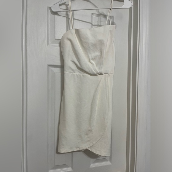 Lulus - Drinks on Me Bodycon Dress - White - Picture 2 of 3